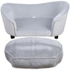 Dog Sofa Bed, Pet Chair, Kitten Couch Lounge w/ Cushion, for XS, S Dogs