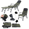Home Office Folding Armchair Bedchair Recliner Adjustable Fishing Camping Chair