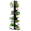 8-Tier Floor Standing Bookcase Tree-Shaped Display Bookshelf w/Rounded Corners