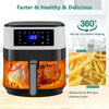 Air Fryer 5.5L Healthy Digital Frying Cooker Low Fat Oil Free Kitchen Oven 1700W