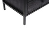 Bedside Table Cabinet Bedroom Furniture Nightstand 3 Drawer Black