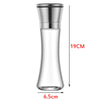 2Pcs Stainless Steel Manual Salt Pepper Grinder Mill Herb Spice Hand Shaker Set