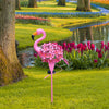 99cm Solar Power Outdoor LED Light Up Novelty Flamingo Animal Garden Pathway UK