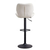 2x Faux Leather Bar Stools Kitchen Dining Room Chairs Gas lift Swivel Modern