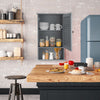 3-Tier Bathroom Cabinet Wall Mounted Storage Organizer Adjustable Shelves