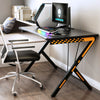 Gaming Computer Desk Ergonomic PC Racing Table Study Workstation W/ Arc Desktop