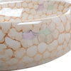 CounterTop Family Basin Yellow Brown Fish Scale Effect Bathroom Washbasin Sink
