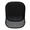 Modern Dining Chair Plastic Backrest Office Seat Bedroom Living Room Side Chairs
