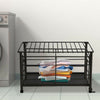 Slide Out Drawer Basket Metal Wire Organizer Under Sink Bathroom Storage Unit