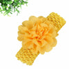 10 PCS Newborn Baby Girls Elastic Flower Headband Wedding Party Soft Lace Decr