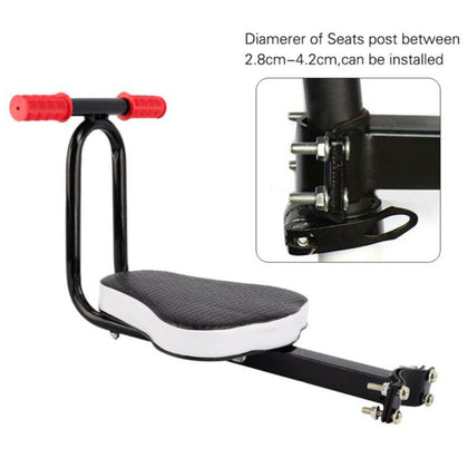 Child Bike Seat Bicycle Front Childrens Kids Safety Saddle Armrest Handlebar