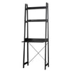Verona Ladder Work Desk 2 Shelves Wooden Bedroom Computer Table Office Storage