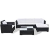 42743 17 Piece Garden Sofa Set Poly Rattan Black (UK/IE/FI/NO Only) F1M4