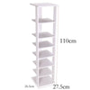 7-tier Wooden Shoe Storage Rack Stand Organiser Unit Kids Corner Shoe Shelves UK