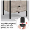 Bedside Table with 2 Drawers,End Table with Storage for Living Room/Bedroom,G