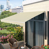 2.5x3m Patio Awning Manual Garden Canopy Sun Shade Retractable Shelter Outdoor