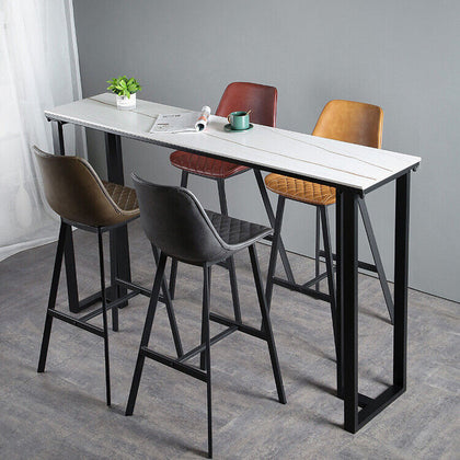 Extra Long Hallway Console Table Marble Bar Table High Foot Table Kitchen House