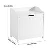 WHITE WOODEN TOY BOX STORAGE UNIT CHILDRENS KIDS CHEST BOXES BENCH STRONG UK
