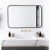 Horizontal Rectangular Wall Mirror Industrial Living room Bathroom Hallway 60cm
