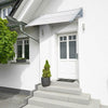 Grey Door Canopy Awning Shelter Front Back Porch Outdoor Shade Patio 120 x 90CM