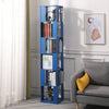 190cm Rotating Bookcase, Freestanding Bookshelf for Living Room, Corner Bookcase