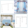 Perfect 2 in 1 Wedding Party Walk Through Flower Arch Circular Floral Archway