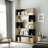 Bookcase Wooden Shelving Unit 5 Tiers Bookshelf Living Room Display Stand Oak