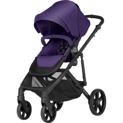 Purple Britax B Ready Foldable Baby Buggy Pushchair Pram Adjustable From Birth