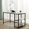 Home Office Desk Computer Desks Writing Table with Shelves Shelf Laptop PC