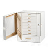 Large 8-Tier Jewellery Box Storage Organizer Front Display Drawer Cabinet Luxury