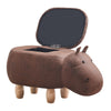 Upholstered Animal Shaped Ottoman Ride-on Footrest Stool Rest Seat TOY Kids New