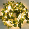 LED Solar Powered Ivy Fairy String Lights Garden Outdoor Leave Wall Fence Lights