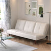 Upholstered 3 Seater Small Sofa Bed Settee Couch Recliner Sofabed Sleeper Beds