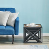 Industrial Set of 4 Nest Coffee Table Stacking Side Table End Table Living Room