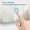 LED Bathroom Mirror illuminated Demister Pad Dimmable 3 Colors Light Up