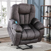 Electric Power Lift Recliner Sofa Velvet  Armchair Massage Heating Vibration BT