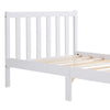 3ft Wooden Bed Frame Solid Pine Wood Single Size Bed White 90 x 190 cm NS