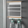 Refrigerator Side Shelf Fridge Hanging Rack Seasoning Organizer & 2 Towel Holder