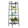 4 Tier Metal Ladder Shelf Flower Plant Stands Corner Storage Shelves Bookshelf
