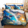 Duvet Cover Bedding Set with Pillow Cases Quilt Cover Single Double King Size UK