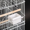 Pet Bird Cage Birdhouse Parakeet Canaries Metal Wire Birdcage with Feeder Bowl