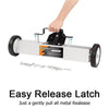 36" Magnetic Floor Sweeper Magnet Pickup Tool Metal Scrap Screw Cleaner w/Wheels