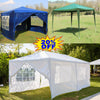 3X3m 3X4m 3X6m Gazebo Garden Marquee Party Tent with Sides Wall Wedding Canopy