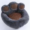 Soft Dog Nest Bed Cat Pet Basket Cushion Sofa Kennel Bear Paw Washable