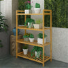 Multiple Layers Natural Bamboo Organizer Rack Storage Household Shelf Stand Unit