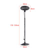 2KW Free Standing Electric Quartz Patio Heater Outdoor Garden Waterproof Heating