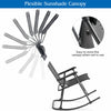 Folding Rocking Chair Outdoor Seat Rocker Relaxing Armchair Lounge Garden Patio