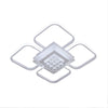 Modern LED Ceiling Light LivingRoom Ceiling Lamp White 4-Square Chandelier Lamp