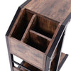Bedside Table Cabinet Small Side End Table Nightstand Storage Organizer Stand
