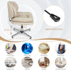 Home Office Desk Chair Upholstered Computer Chair Modern Swivel Task Chair